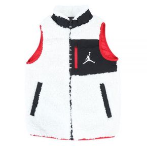 조던 키즈 보아 아우터 베스트 조끼 JORDAN 셰르파 VEST 95A623-782. - 화이트