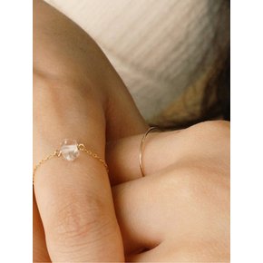 14K GOLD PLAIN RING_2COLOR