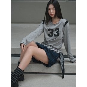 33 Sporty T-shirt (MELANGE GREY)