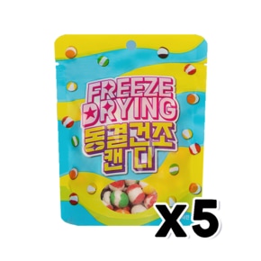 동결건조캔디 스키틀즈 사탕간식 50g x 5개