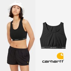 carhartt 칼하트 스크립트 레이서 블랙 민소매 탱크 탑