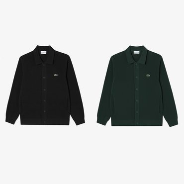 라코스테 (남성)트러커형 셔츠 카라 버튼 가디건(AH222E-55G)2컬러 중 택1