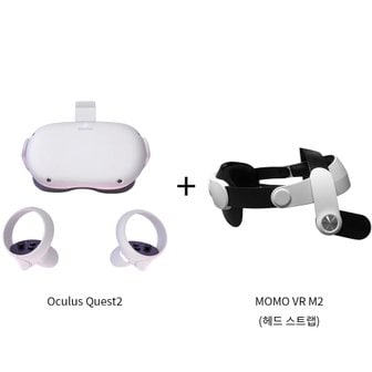 오큘러스(OCULUS) 올아이피 오큘러스퀘스트2 메타퀘스트2 128GB MOMO M2 스트랩 SET