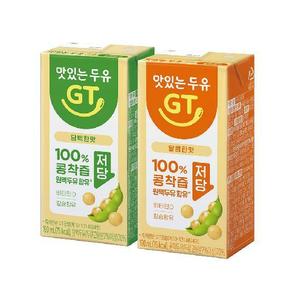 맛있는 두유 GT 담백한맛 190ml x 24개 + 달콤한맛 190ml x 24개