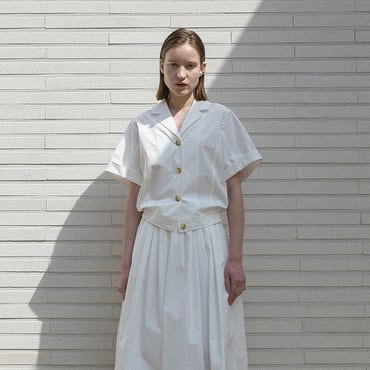 나인(Atelier Nain) (택가:89,000원)벨루치 셋업 카라 셔츠(BL-4210)