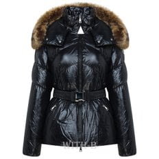 (쇼핑백 증정)[MONCLER]레이트 여성 벨티드 퍼 후드 패딩 LAITUE