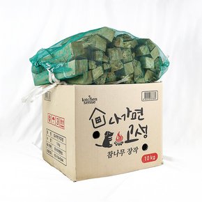 키친센스 집나가면개고생 참나무장작 10kg 캠핑용 불멍