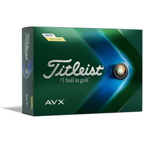 일본 타이틀리스트 골프공 TITLEIST 2022 AVX Golf Balls 1 Dozen Pack of 12 Authentic Japanes