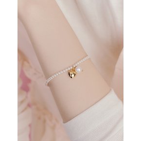 nest heart pearl bracelet