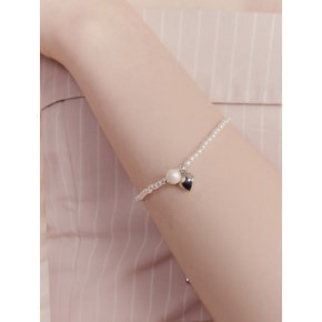 nest heart pearl bracelet