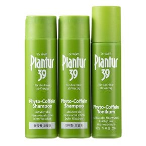 A 플란투어39 파이토카페인 샴푸 250ml x 2개+토닉 200