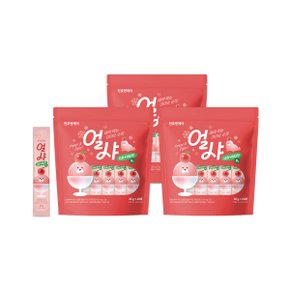 얼샤 사과비타민 얼려먹는 아이스 스틱 35g 20포 3박스 / 아이 간식 / 여름 간식