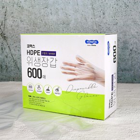 코멕스 HDPE 위생장갑 600매