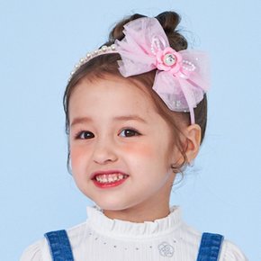 연핑크 샤 헤어밴드 Q64DG5013