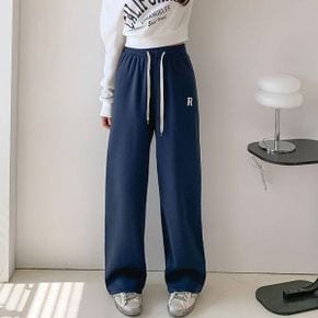 여자 H라인 보온 조각 FW 넓은 트랙수트 바지_P408756016