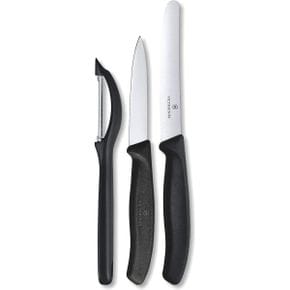 영국 빅토리녹스 과도 Victorinox Paring KnifeSet 3 pcs Steel Silver/블랙 25 x 16 6 cm 17351