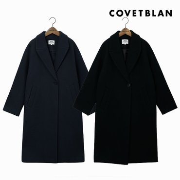 코벳블랑 [COVETBLAN] 여성 피크드카라 코트(V198MCT213W)