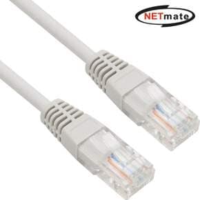 NETmate CAT.5e UTP 랜케이블(그레이) 1M