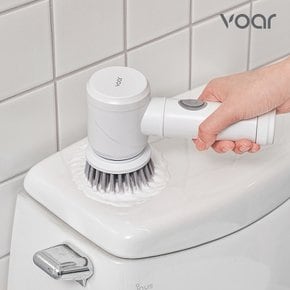 [비밀특가] 보아르 워시스핀C 충전식 무선 욕실청소솔 화장실 바닥 타일 전동 청소기 VCL-031WH