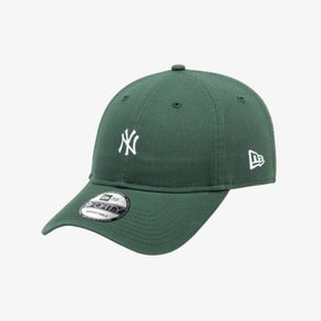 [스타필드수원][공용]MLB워시드 미니로고 뉴욕양키스 언스트럭쳐볼캡 그린(13086344)