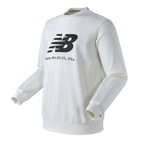 NBNCB21053-IV 남녀공용 긴팔티 맨투맨 빅로고 STANDARD FIT