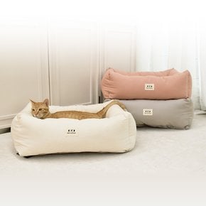 튼튼한 순면 강아지 고양이 애견 쿠션 방석 침대 분리형