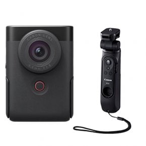 Canon Vlog 카메라 PowerShot V10 트라이 포드 그립 키트 블랙 PSV10TRIPODKITBK