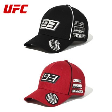 UFC SPORT 울티맨 레이싱 로고 볼캡 레드 U3HWU3312RE