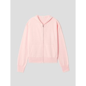 코텔로 [정상가159,000원] Crop Zip up Hoodie  Powder pink (WE295AC34X)