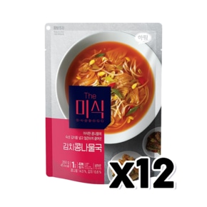 더미식 김치콩나물국 즉석조리식품 350g x 12개