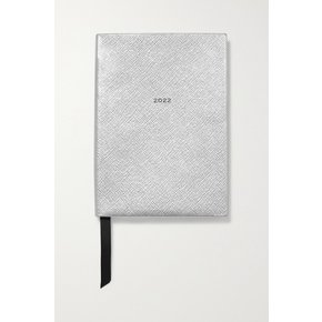 The Soho 2022 Textured-leather Diary 실버