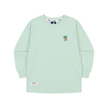 캉골키즈 루 심볼 롱슬리브 티셔츠 RA 0003 민트