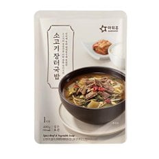  아워홈 소고기 장터국밥 레토르식품 간편식품 400g x 1개~12개 선택