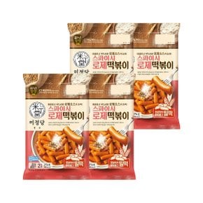 CJ 미정당 스파이시 로제 떡볶이 2인분(376g) x4개