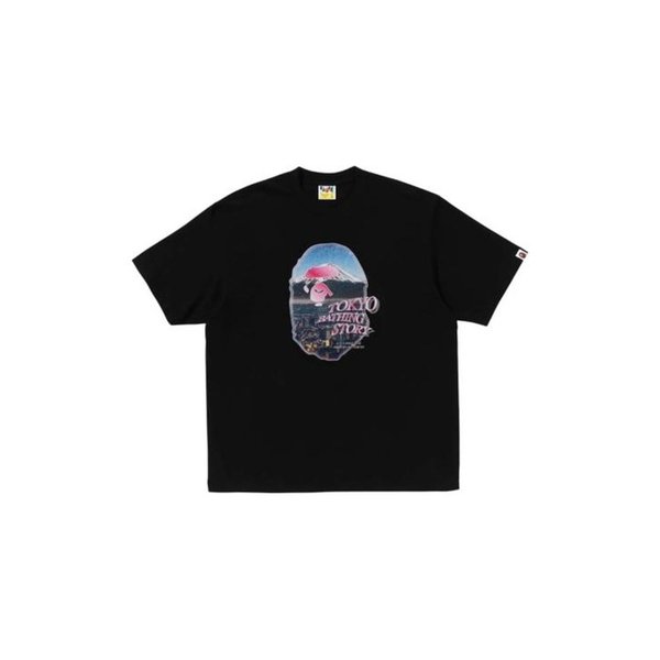 반팔 티셔츠 001TEL301336M BLK DOM