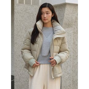 프라네 사각 퀼팅 패딩 자켓