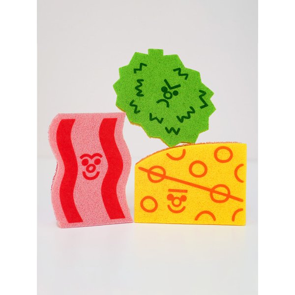 [쵸팝스] 주방용 수세미 3종 세트(3 SET)