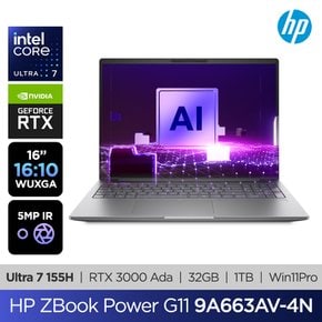 Zbook Power 16 G11 9A663AV-4N U7-155H (32GB/1TB/RTX 3000Ada/Win11P)