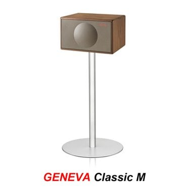 제네바 Classic M Hi-Fi 블루투스 오디오 월넛, 전용 스탠드 포함, 극동음향 정품, 백화점 청음가능
