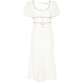 [SELF PORTRAIT] Womens Dress PF24-010M-C  CREAM WHITE