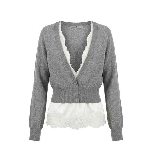 에르마노 설비노 가디건 D492N300APPYUN1704 Grey