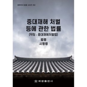 중대재해 처벌 등에 관한 법률 (약칭 : 중대재해처벌법) : 법령 시행령