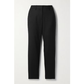 Tel Aviv Wool-blend Twill Straight-leg Pants 블랙