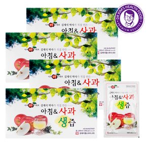 [9/12 오전9시 결제 건까지 명절전배송][경상북도][김재식헬스푸드] 아침앤사과즙 100ml 120팩 (30팩 X 4박스)