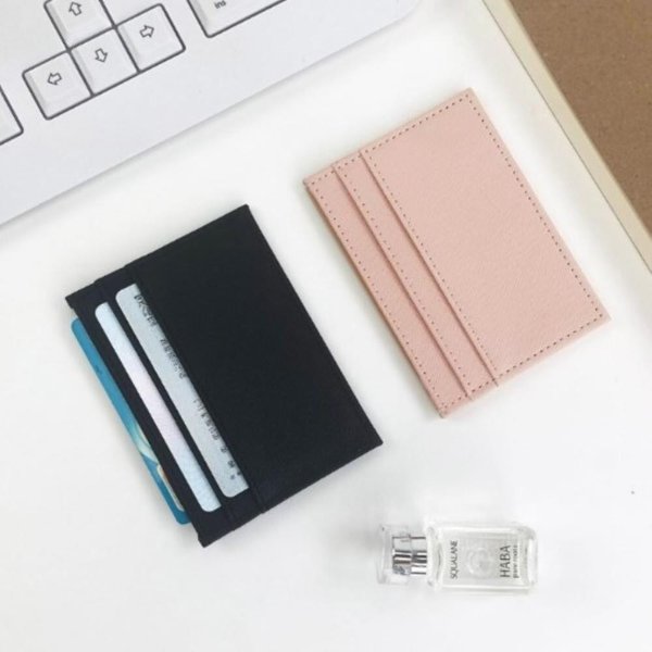 [옷자락] 남녀 공용 사계절 활용도 높은 카드지갑 열쇠고리 세트