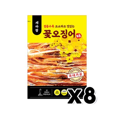  세아랑 꽃오징어 간편안주간식 32g x 8개