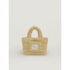 [단독]Fluffy Fur Bag Butter Yellow