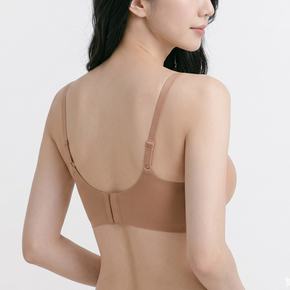 NU035 여성 노와이어 심리스 손바닥 몰드 후크 브라 2P 세트