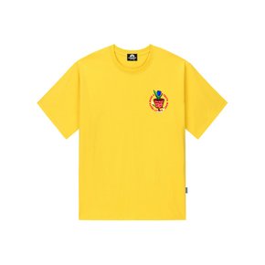 FLOWER CUP T-SHIRTS - YELLOW