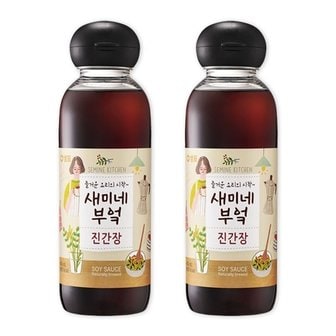  샘표 새미네부엌 진간장 450ML 2개